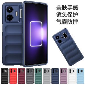 Vivo Shockproof Liquid Silicone Phone Case Y200 Y100 I T Y78 Y35m GT Soft Shell Y77t Skin Feel Solid Color Full Cover Protective Case
