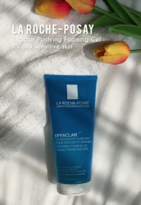 LA ROCHE-POSAY EFFACLAR Gel Cleanser with Salicylic Acid Cleanses Controls Oil Reduces Blemishes Facial Cleanser For Oily Acne-Prone Skin Gentle 200ml