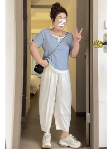 Plus Size Women's Slimming T-shirt: A Summer Must-Have