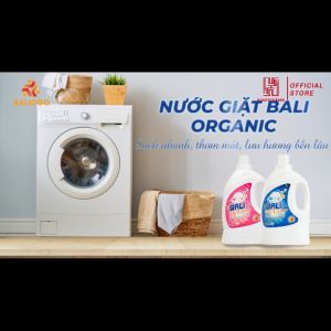 Nước Giặt Xả Bali Gold Organic công nghệ Hàn Quốc 3.2 Lít (1 can 3.2 Lít) Hương Thơm Dịu Nhẹ Đậm Đặc Lưu Hương Lâu