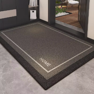 VIKAMA Loop Pile Carpet Dirt Resistant Non-Slip Mat Porch Shoe Change Area Door Rug Household Absorbent Foot Mat Home Decoration