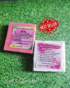 SABUN SUSU COLLAGEN PUTIH DAN PINK VIRAL BISA MEMUTIHKAN SELURUH TUBUH MENCERAHKAN KULIT