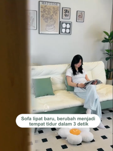 【GRATIS 2 Bantal】Sofa Ruang Tamu Sofa Multifungsi 3 in 1 Kursi Ruang Tamu Sofabed Minimalis