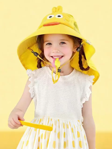 Children's Sun Hat Summer Baby Sun Cap UV Protection Kids Fisherman Hat Anti-Ultraviolet Breathable Bucket Hats Beach Travel Caps Kids Bucket Cap