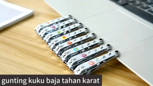 Gunting kuku Stainless Steel / Alat Pembersih Kuku / Nail Clipper Cleaning Care