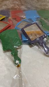 souvenir cermib kotak warna free bubble wrap ( isi 50 pcs )