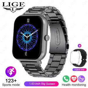 LIGE | LIGE 2026 New Smartwatch BT Call Sports Fitness Bracelet Heart Rate Blood Oxygen BP Health Monitoring Smart Watch For Women Men
