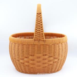 Rattan-like Creative Picnic Handbag Basket