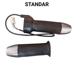 HANDLE GAS SEPEDA LISTRIK UNIVERSAL 12V-72V THROTTLE GAS 3 SPEED / MUNDUR KABEL GAS GARIS CHROME OTOR LISTRIK SCOOTER SKUTER ELEKTRIK HANDEL GAS UWINFLY EXOTIC GODA GENIO SELIS PENGATURAN KECEPATAN 123 SPAREPART SPARE PART ONDERDIL SUKU CADANG BERKUALITAS