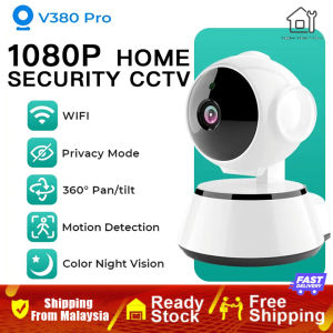【Shipping from Malaysia】V380 Pro CCTV Camera For House WiFi Wireless Connect Phone IP Camera Security Home Network Video ip cam Surveillance Night Vision Smart Indoor Baby Monitor