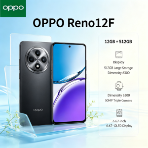 OPPO | 2026NewAuthentic OPPO Reno12F Smartphone Model 12GB RAM 512GB Storage High-End Memory for Uninterrupted Usage Official Authentic
