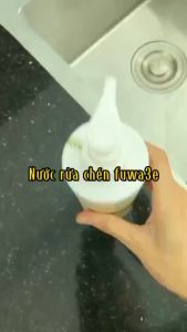Nước rửa chén sinh học Fuwa3E chai 100ml500ml rửa chén hữu cơ phù hợp cho da nhạy cảm an toàn khi rửa bình sữa cho bé  - Fuwa3E official store