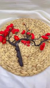 POHON MEIHUA BONSAI GAGANG 2025 Hiasan Bunga Sincia Dekorasi Tanaman Hias Imlek Bunga Merah Pink