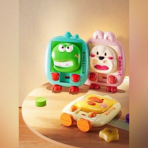 3D Slide Animal Cartoon Puzzle Toy / Puzzle Geser 3D Edukasi Anak