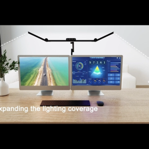 LED Three-Fold Long-arm Study Lamp Reading And Working Lamp Touch Control Dimmable 5 Colors Eye Protection Clamp Lamp