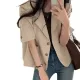 Chicelegant Women's Summer New High-end Feel Western-style Tailored Coat Salt-system Top Sleeveless Jacket For Outerwear. 