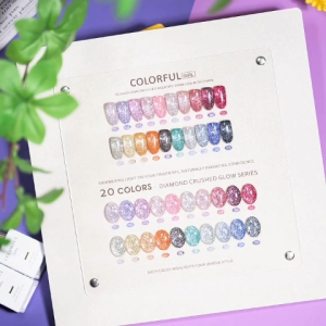 【Ready to Ship】COLORFUL GIRL Flash Opal Gel | Opal Glitter Flash Gel | Diamond-Like Sparkle | 20 Colors ✨ 💎 Diamond-level sparkle! Luxurious crushed-diamond effect with crystal-clear shine. Brilliant glossy and eye-catching 🔥