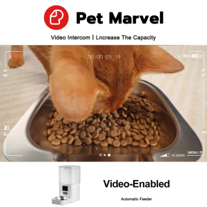 【SG Stock】6L Automatic Feeder Box APP Camera Intelligent Voice Cat Food Dispenser Cat Food Bowl