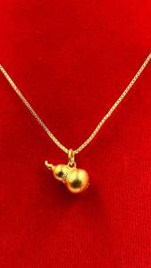 สร้อยลายอิตาลี่ จี้น้ำเต้าดูดทรัพย์[041] งานสแตนเลสแท้ น่ารักมากๆ ยาว 18 นิ้ว สินค้าพร้อมส่ง!!