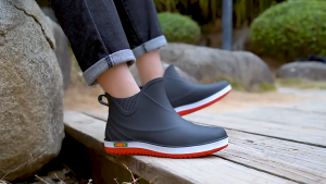 【VIDKHSY Store】High Quality Waterproof Rain Boots For Men | Anti-Slip Outdoor Rubber Shoes EVA Lightweight Breathable For Outdoor & Rainy day