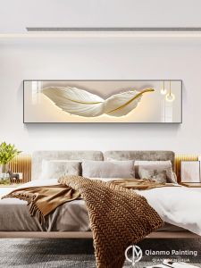 Luxury Warm Feather Wall Art
