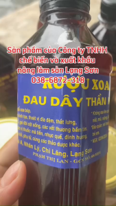 XOA BÓP ĐAU DÂY THẦN KINH TỌA -CÔNG TY AFOREX CO.LTD LẠNG SƠN .