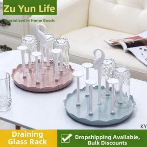 Creative Water Draining Cup Storage Rack