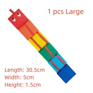 Wooden Flipping Board Space Geometric Flipping Visual Error Toy Magic Performance Flipping Block Party Gift Education Cognition