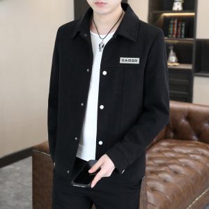HENGYUANXIANG | Chengyuanxiang 2025 New Casual Jacket Mens Spring Autumn Short Style Handsome Dads Coat Standard Fit Fashion Urban Polyester Fiber