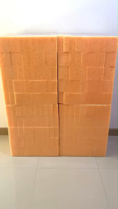 ฟองน้ำล้างรถ ฟองน้ำสีส้ม บรรจุ 12 ชิ้น PU โฟม เกรดA อย่างดี นุ่มเหนียว ทนทาน ส่งเร็ว ส่งไว