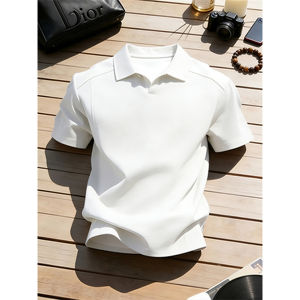 Polo Shirt Mens Summer Heavyweight Box Boxy Fit