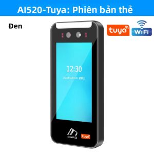 Tuya WIFI AI Máy Kiểm Soát Truy Cập Chấm Công Sinh Trắc Học 1080P HD Màn Hình 5 Inch Nhận Dạng Vân Tay Và Khuôn Mặt Thiết Bị Bảo Mật Động