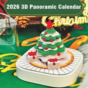 Christmas Advent Calendar 2025 3D Tree House Memo Pad & Desktop Organizer Holiday Gift