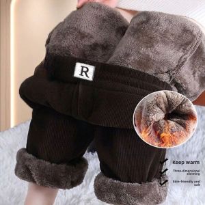 QIAOXIZI | Warm Slimming High Waist Loose Pants