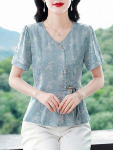 DAIXIANGFEIZI | New Style Silk Satin Summer Shirt