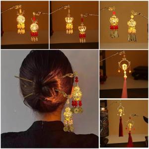 Phụ Kiện Tóc Phong Cách Cổ Điển Cho Phụ Nữ Phụ Kiện Tóc Tua Rua Sáng Đèn Lồng Phụ Kiện Tóc Nữ Thanh Lịch Phụ Kiện Tóc