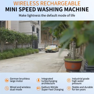 [✅SG Ready Stock] 12Pcs Set Car High Power Watering Flower Car Washing Artifact High Pressure Car Washer Wireless High Pressure Home Car Washer Water Sprayer