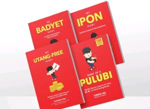 4in1 Diary Books Series (IPON DIARY/PULUBI/BADYET/UTANG-FREE DIARY) BY CHINKEE TAN