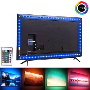 ไฟ LED Strip RGB 5V ทีวี LED Backlight Strip 30 LEDs/M LED RGB 5050 สีเปลี่ยน TV Strip สําหรับ TV Backlight ห้อง