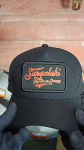 Topi SANGALAKI Wings Logo Trucker Hat Black XL