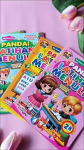 Buku Anak Pandai Latihan Menulis (Isi 4 Buku) 1a 1b 2a 2b - Mitra Media