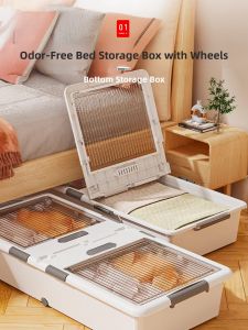 Zhifan | Transparent Large Capacity Under-bed Storage Box
