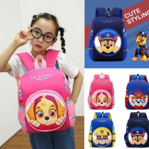 Kids High Quality Nylon Backpack Affordable Paw Patrol Design Backpack Bag for Kids Boys and Girls