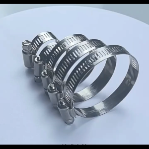 100PCS Stainless Steel Hose Clamp Set Multiple Sizes Strong Grip for Pipes Tubes Hoses Fixing