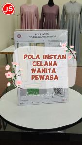 Pola Instan Celana Wanita Dewasa | Rotsa.Id