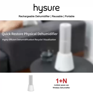 [SG Ready Stock]Hysure Portable Dehumidifier Home Bedroom Cycling Dehumidifier Air Purifier