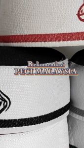 Terbaru Peci Pria songkok malaysia putih kombinasi kuning/Peci santri/realpict/bisa