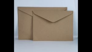 Brown Envelope - High Quality - Long A4 and Short Envelope for documents Portfolio envelope School & office supplies