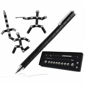 Pen Magnetic Mainan Fidget Pulpen Bongkar Pasang Multifungsi Pena Mainan Logam Dekompresi Anti Stress Kreatif Mainan Magnet