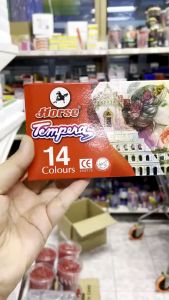 💙HORSE สีน้ำ ชุด14สี ตราม้า ชนิดหลอด พร้อมพู่กัน (ราคา/กล่อง) | KKNT